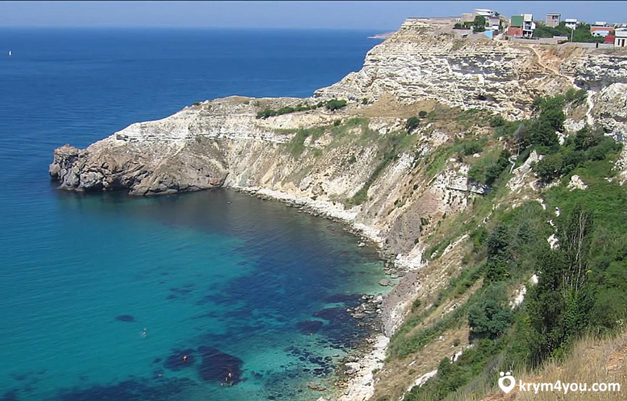 Мыс Фиолент Крым фото море горы бухта Севастополь  
