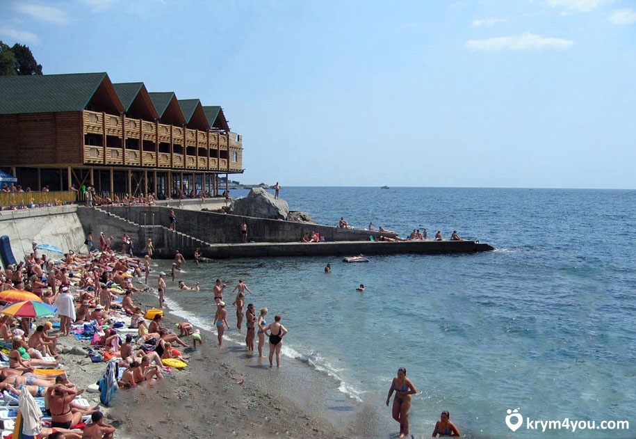 Крым Пляжи Алупки фото   