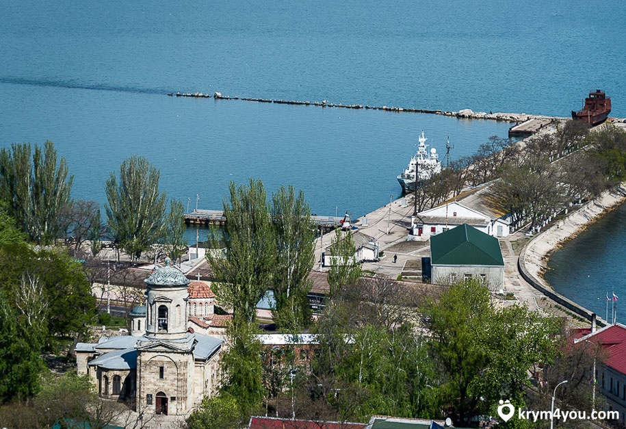 Достопримечательности Керчи Крым порт  