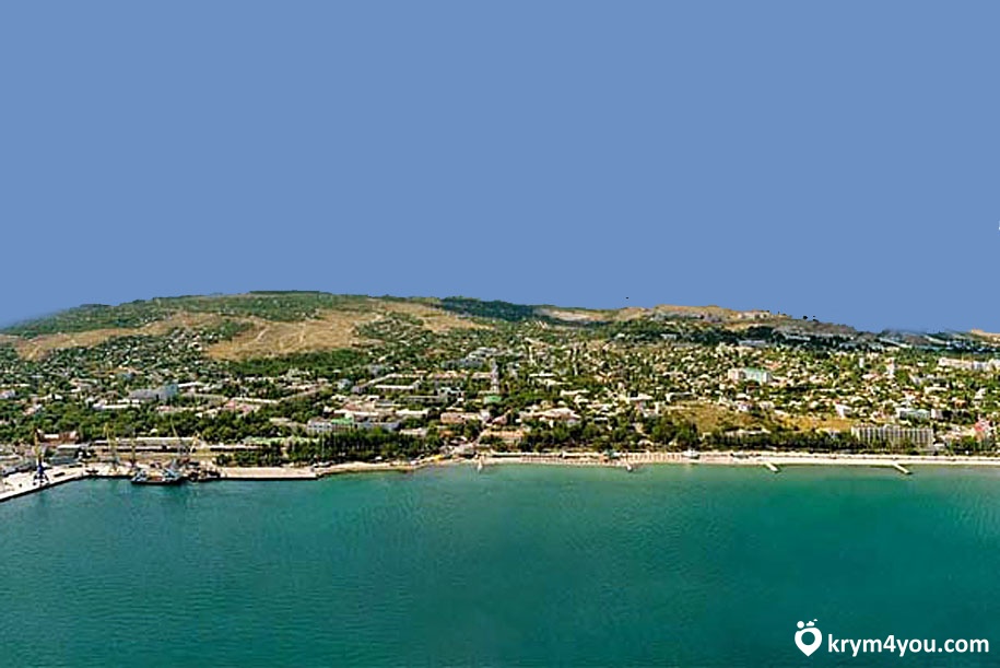 Пляжи Феодосии Крым море 