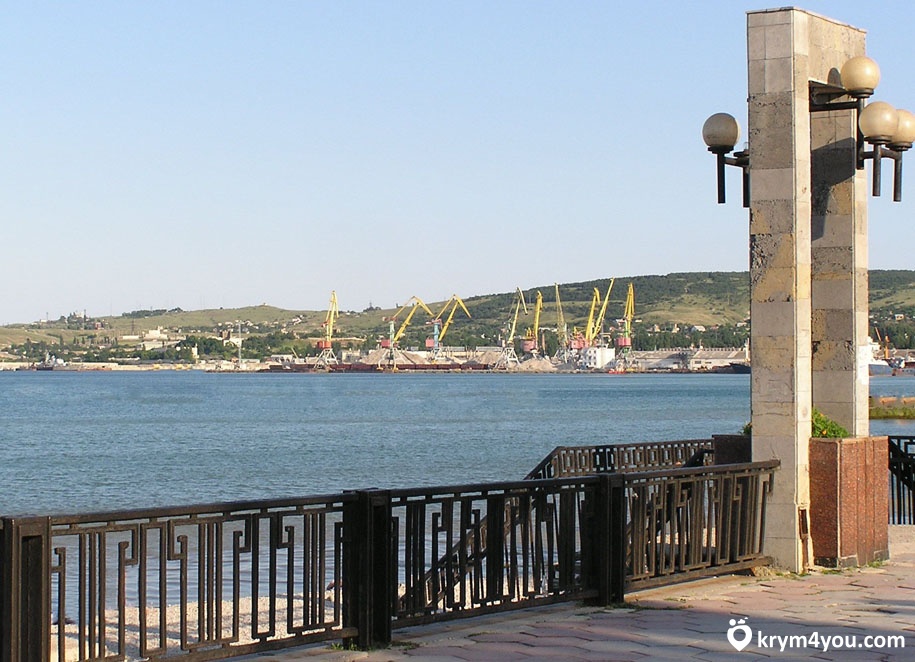 Пляжи Феодосии Крым море набередная 
