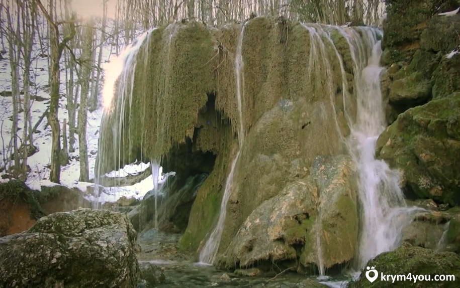 Водопад Серебряные струи Крым фото 