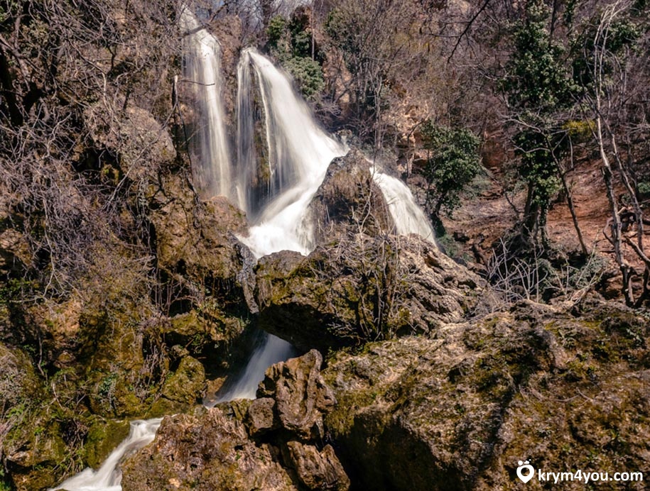 Водопад Су-Учхан Крым поселок Перевальное фото 