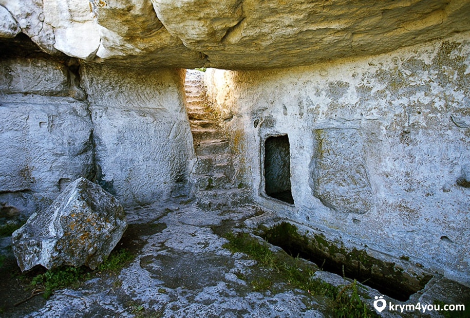 фото Пещерный город Мангуп-Кале Крым вид 