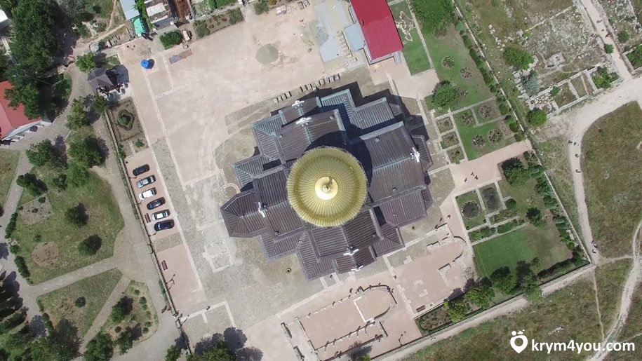 Владимирский собор в Херсонесе Таврическом вид с верху
