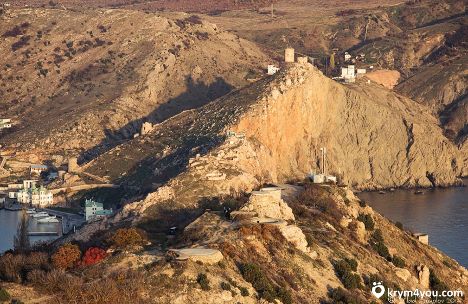 Генуэзская крепость Чембало в Балаклаве Крым фото 