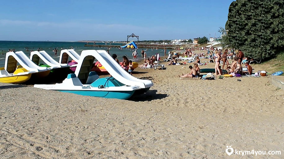 Песчаное Крым пляж  