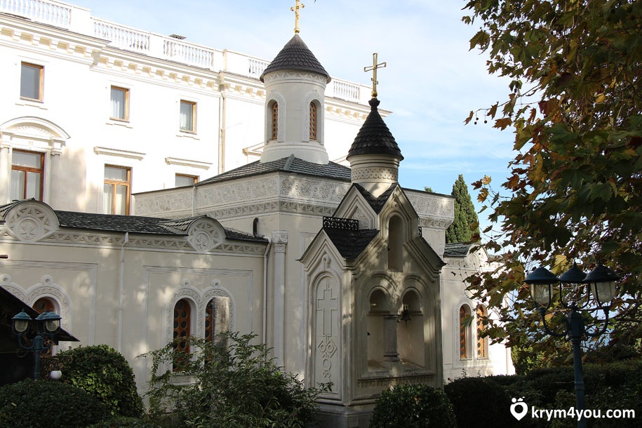 Ливадия Крым дворец отдых церковь  