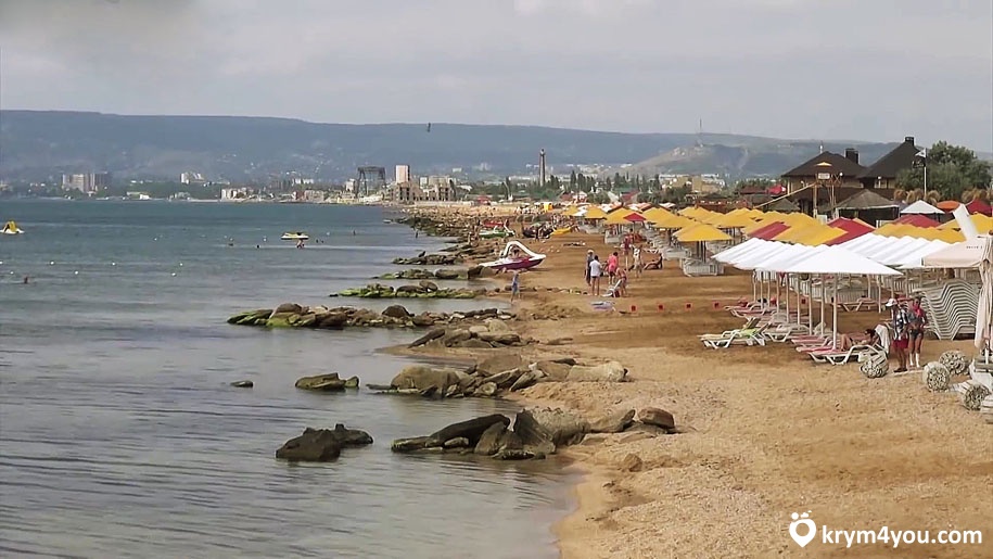 Береговое, Крым пляж море фото  
