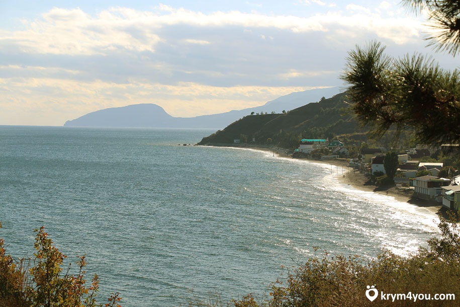 Сатера Крым вид море  