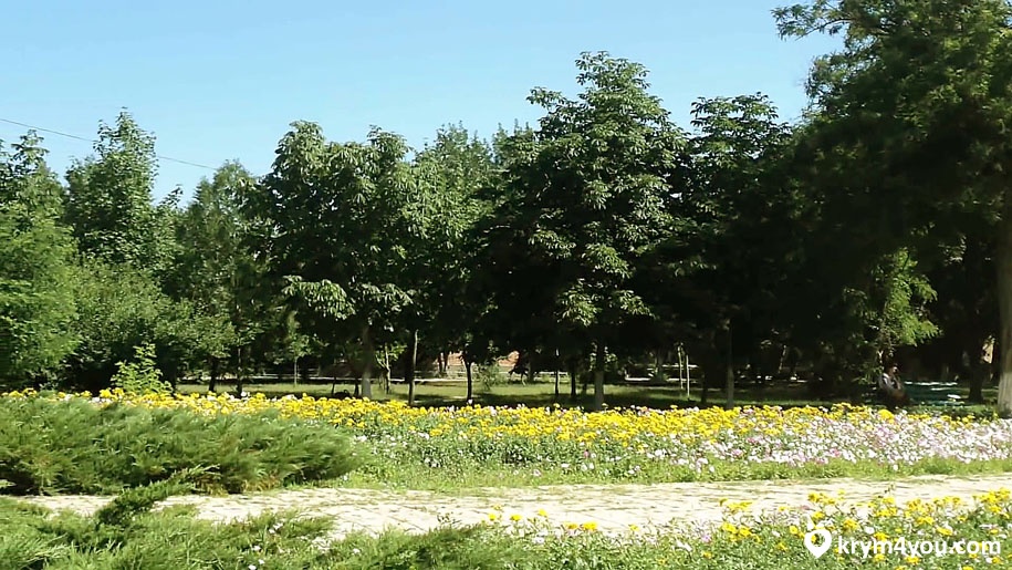 Ленино Крым фото вид парк  