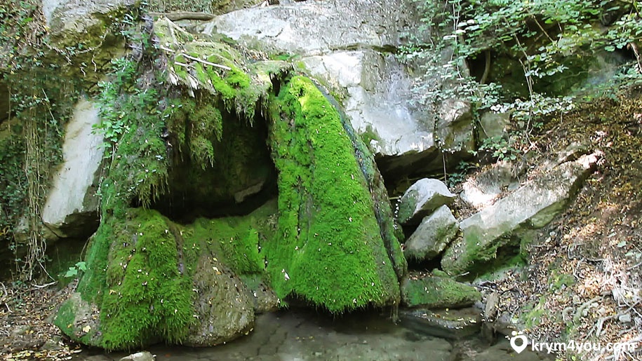 Крым Водопад Гейзер , каменные Грибы 