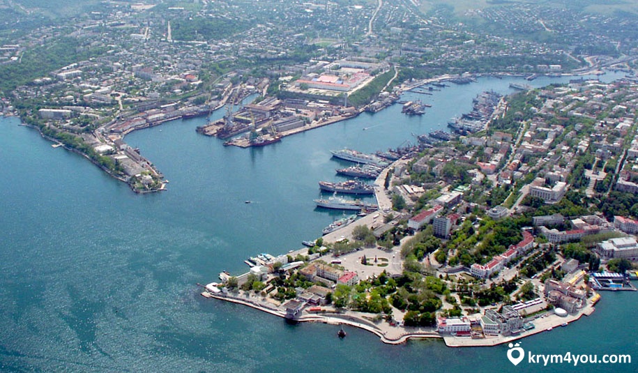 Константиновская батарея, Севастополь Крым вид с верху  