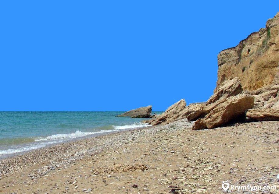 Крым Пляжи Качи море  