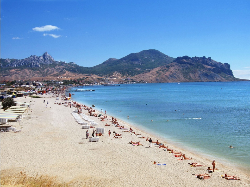 Пляжи Коктебеля. Крым фото