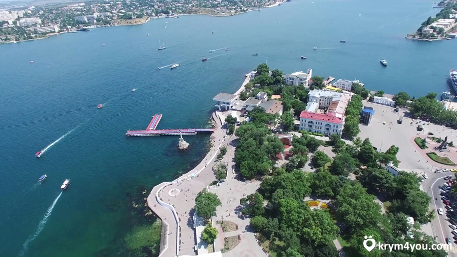 Достопримечательности Севастополя фото памятник потопленных кораблей  