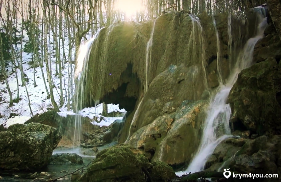 Крым Водопад Серебряные струи  