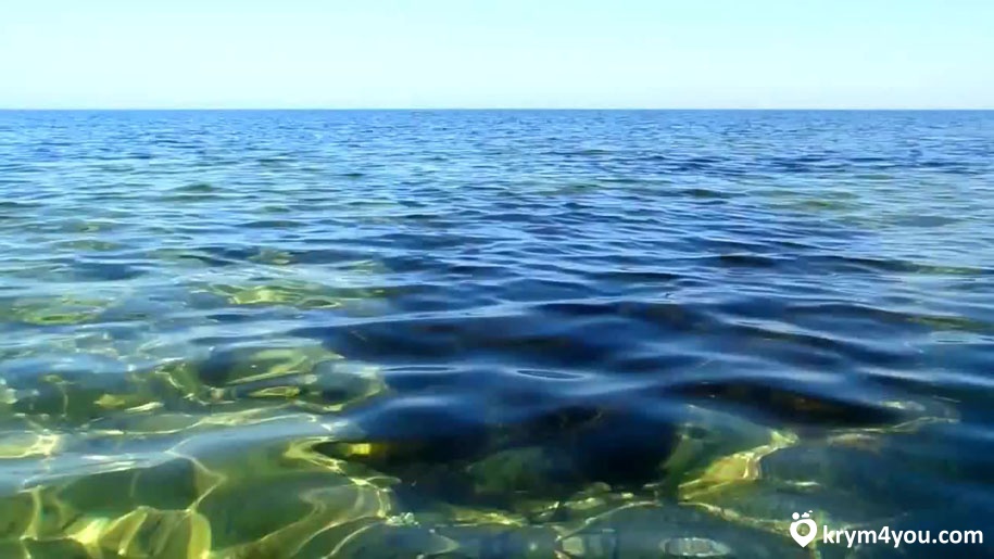 Межводное Крым море пляж 