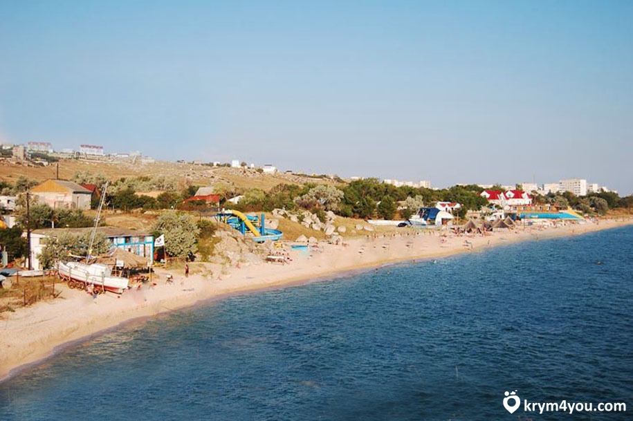 поселок Новоотрадное Крым фото море вид 
