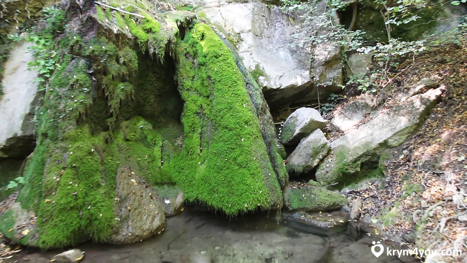 Крым Водопад Гейзер , каменные Грибы отдых, прогулка по тропе  