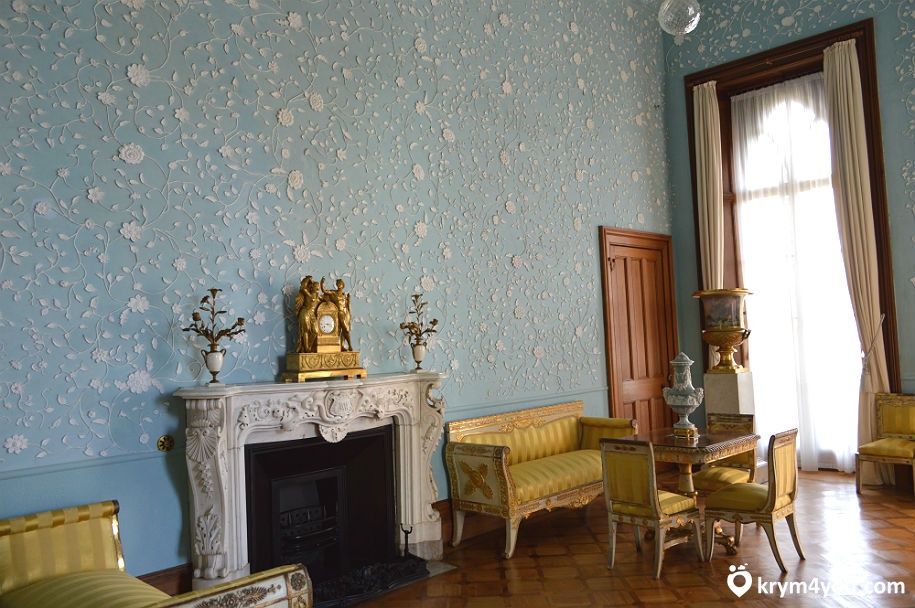 Воронцовский дворец. Голубая комната. 