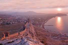 Судак Крым фото Генуэзская Крепость 